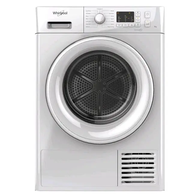 Whirlpool Ftcm108B 8 Kg White Condenser Tumble Dryer 1