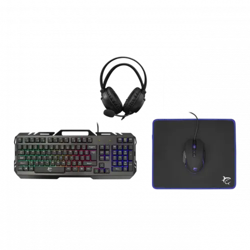 White Shark Cheyenne Gaming Bundle – Rgb Keyboard, Optical Mouse, Mouse Pad & Headset (Us Layout) 1