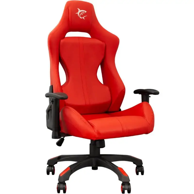 White Shark Monza Red Gaming Chair – Ergonomic Racing-Style Seat With Adjustable Features 1