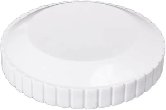 White Threaded Flow Outlet Cap – Model 25552-020-300 1