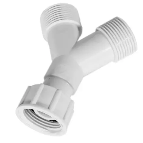Y-Type Inlet Hose Splitter – 3/4 Inch Bsp Dual-Outlet Connector For Washing Machines & Dishwashers 1
