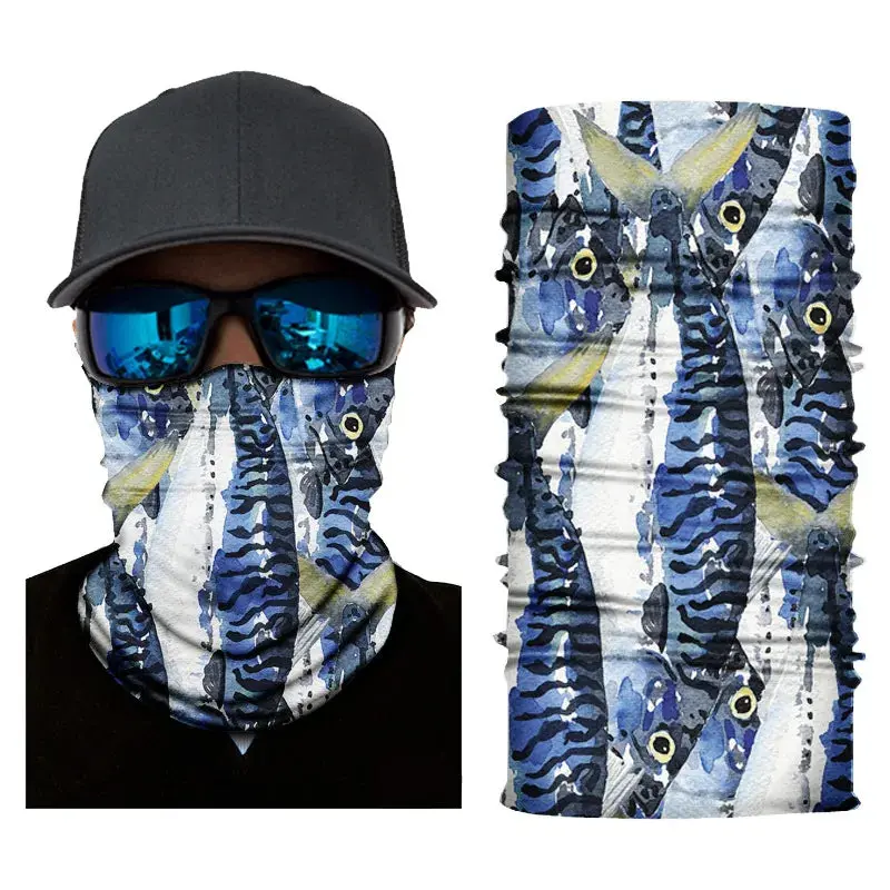 Yiqistart Fish-Art Neck Gaiter – Upf 30+ Sun Protection For Outdoor Enthusiasts 1