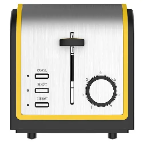 Zanussi 2-Slice Toaster In Yellow – Model Zst-6579 1