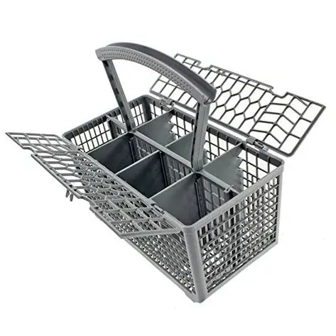 Zanussi Dishwasher Cutlery Basket With Removable Handle And Lid (235 X 242 X 130 Mm) 1