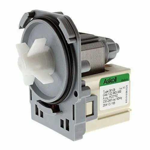 Zanussi/Electrolux/Aeg 25W Twist-And-Screw Drain Pump (Models M109/M113 & Cross-References) 1