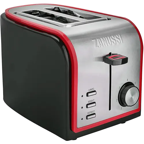 Zanussi Zst-6579 2-Slice Toaster – Compact Red Design With Adjustable Browning 1